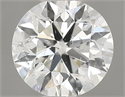 Natural Diamond 0.50 Carats, Round with Excellent Cut, J Color, SI2 Clarity and Certified by GIA