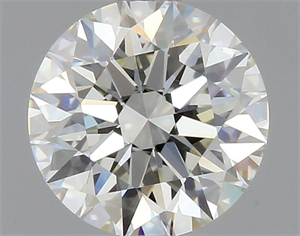 Picture of Natural Diamond 0.54 Carats, Round with Excellent Cut, K Color, VS2 Clarity and Certified by GIA