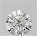 Natural Diamond 0.50 Carats, Round with Very Good Cut, I Color, I1 Clarity and Certified by GIA