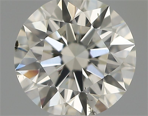 Picture of Natural Diamond 0.40 Carats, Round with Excellent Cut, H Color, SI1 Clarity and Certified by IGI