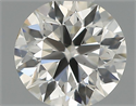 Natural Diamond 0.40 Carats, Round with Excellent Cut, H Color, VS1 Clarity and Certified by IGI