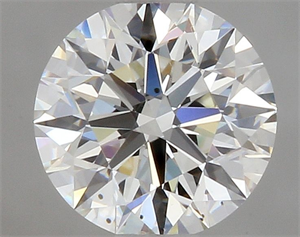 Picture of Natural Diamond 0.44 Carats, Round with Excellent Cut, I Color, SI1 Clarity and Certified by GIA