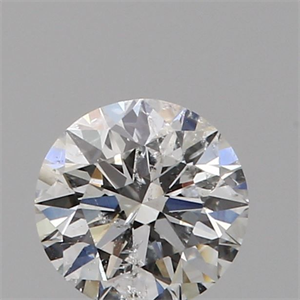 Picture of Natural Diamond 0.40 Carats, Round with Excellent Cut, F Color, I1 Clarity and Certified by GIA