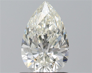 Picture of Natural Diamond 1.01 Carats, Pear with  Cut, H Color, VVS1 Clarity and Certified by IGI