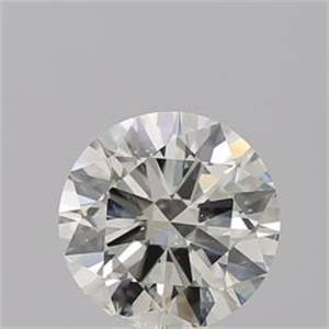 Picture of Natural Diamond 3.01 Carats, Round with Excellent Cut, K Color, SI2 Clarity and Certified by GIA