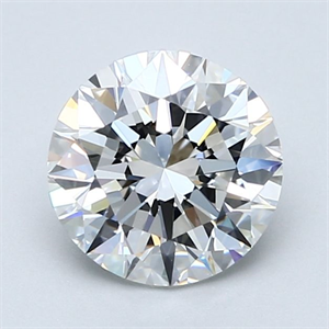 Picture of Natural Diamond 1.90 Carats, Round with Excellent Cut, E Color, VS1 Clarity and Certified by GIA