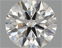 Natural Diamond 0.40 Carats, Round with Excellent Cut, H Color, VS2 Clarity and Certified by IGI