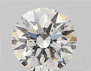 Picture of Natural Diamond 0.41 Carats, Round with Excellent Cut, H Color, VVS2 Clarity and Certified by GIA