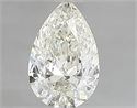 Natural Diamond 1.20 Carats, Pear with  Cut, K Color, IF Clarity and Certified by IGI