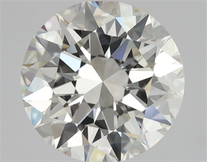 Picture of Natural Diamond 2.01 Carats, Round with Excellent Cut, K Color, VVS1 Clarity and Certified by GIA