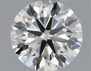 Picture of Natural Diamond 0.60 Carats, Round with Excellent Cut, J Color, VS1 Clarity and Certified by IGI