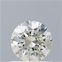 Natural Diamond 0.56 Carats, Round with Excellent Cut, J Color, VVS2 Clarity and Certified by IGI