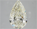 Natural Diamond 2.01 Carats, Pear with  Cut, J Color, SI2 Clarity and Certified by IGI