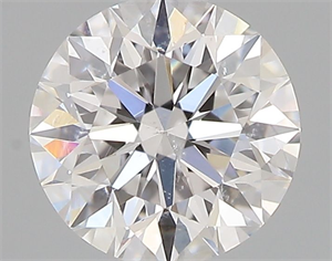 Picture of Natural Diamond 0.42 Carats, Round with Excellent Cut, E Color, SI2 Clarity and Certified by GIA