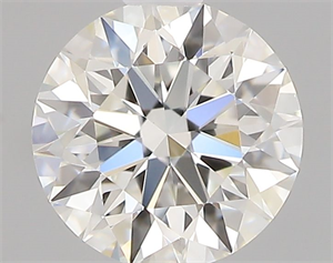 Picture of Natural Diamond 0.43 Carats, Round with Excellent Cut, I Color, VVS2 Clarity and Certified by GIA