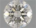 Natural Diamond 0.40 Carats, Round with Excellent Cut, H Color, VS2 Clarity and Certified by IGI