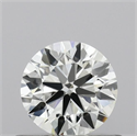 Natural Diamond 0.50 Carats, Round with Excellent Cut, I Color, VVS1 Clarity and Certified by IGI