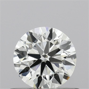 Picture of Natural Diamond 0.50 Carats, Round with Excellent Cut, I Color, VVS1 Clarity and Certified by IGI