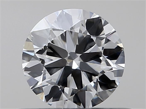 Picture of Natural Diamond 0.40 Carats, Round with Very Good Cut, F Color, SI1 Clarity and Certified by GIA