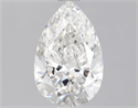 Natural Diamond 1.53 Carats, Pear with  Cut, G Color, SI2 Clarity and Certified by IGI