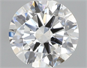 Natural Diamond 0.40 Carats, Round with Excellent Cut, F Color, SI2 Clarity and Certified by GIA