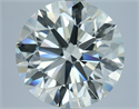 Natural Diamond 5.00 Carats, Round with Excellent Cut, J Color, VS1 Clarity and Certified by IGI