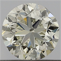 Natural Diamond 0.50 Carats, Round with Good Cut, J Color, VS2 Clarity and Certified by GIA