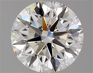 Picture of Natural Diamond 2.01 Carats, Round with Excellent Cut, H Color, VVS2 Clarity and Certified by GIA