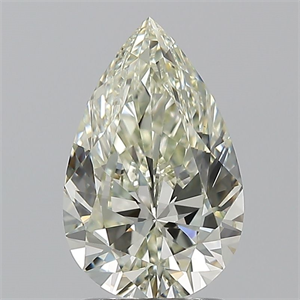 Picture of Natural Diamond 1.70 Carats, Pear with  Cut, J Color, VS1 Clarity and Certified by IGI