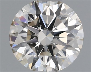 Picture of Natural Diamond 0.40 Carats, Round with Excellent Cut, J Color, SI2 Clarity and Certified by IGI