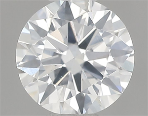 Picture of Natural Diamond 0.50 Carats, Round with Very Good Cut, F Color, SI2 Clarity and Certified by GIA