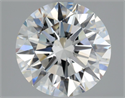 Natural Diamond 2.08 Carats, Round with Excellent Cut, H Color, VS2 Clarity and Certified by GIA