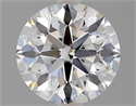 Natural Diamond 1.79 Carats, Round with Excellent Cut, H Color, VVS2 Clarity and Certified by GIA