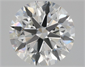 Natural Diamond 1.30 Carats, Round with Excellent Cut, F Color, VVS1 Clarity and Certified by GIA