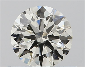 Picture of Natural Diamond 0.50 Carats, Round with Excellent Cut, K Color, VS1 Clarity and Certified by GIA