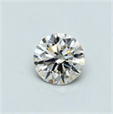 Natural Diamond 0.40 Carats, Round with Excellent Cut, J Color, VS1 Clarity and Certified by GIA