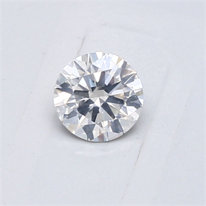 Picture of Natural Diamond 0.40 Carats, Round with Very Good Cut, F Color, I1 Clarity and Certified by GIA