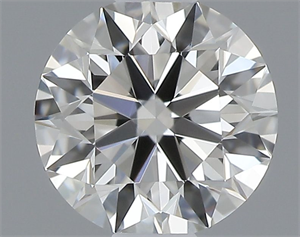 Picture of Natural Diamond 0.40 Carats, Round with Excellent Cut, H Color, VVS1 Clarity and Certified by GIA