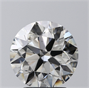 Natural Diamond 2.50 Carats, Round with Excellent Cut, I Color, SI1 Clarity and Certified by GIA