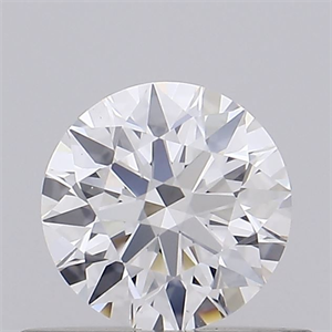 Picture of Natural Diamond 0.40 Carats, Round with Excellent Cut, E Color, VS2 Clarity and Certified by GIA