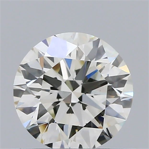 Picture of Natural Diamond 0.50 Carats, Round with Excellent Cut, J Color, SI2 Clarity and Certified by GIA