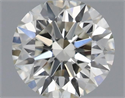 Natural Diamond 0.41 Carats, Round with Excellent Cut, I Color, VS1 Clarity and Certified by IGI