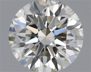 Picture of Natural Diamond 0.41 Carats, Round with Excellent Cut, I Color, VS1 Clarity and Certified by IGI