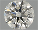 Natural Diamond 0.40 Carats, Round with Excellent Cut, H Color, VS2 Clarity and Certified by IGI