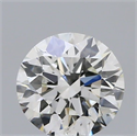 Natural Diamond 0.40 Carats, Round with Excellent Cut, I Color, SI1 Clarity and Certified by GIA