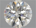 Natural Diamond 2.65 Carats, Round with Excellent Cut, I Color, SI2 Clarity and Certified by GIA