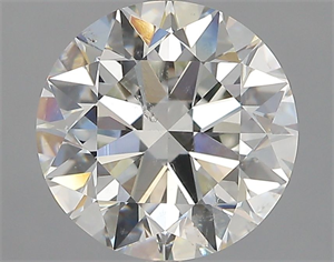 Picture of Natural Diamond 2.65 Carats, Round with Excellent Cut, I Color, SI2 Clarity and Certified by GIA