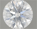 Natural Diamond 0.40 Carats, Round with Good Cut, E Color, SI2 Clarity and Certified by GIA