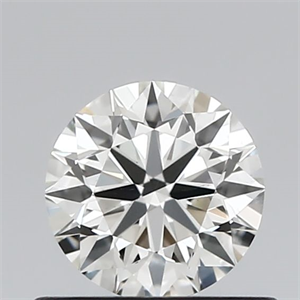 Picture of Natural Diamond 0.58 Carats, Round with Excellent Cut, H Color, VS1 Clarity and Certified by IGI