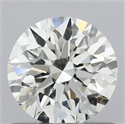 Natural Diamond 0.60 Carats, Round with Excellent Cut, I Color, VS2 Clarity and Certified by IGI